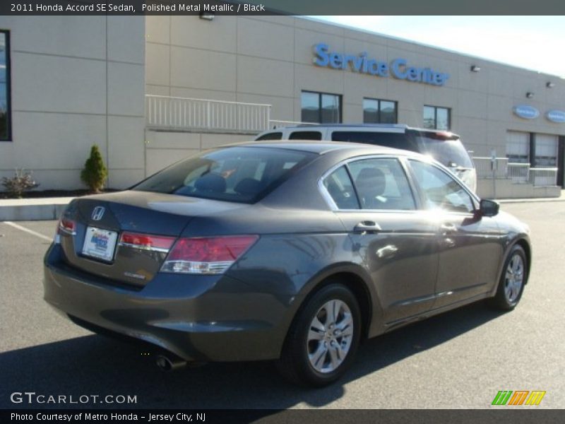 Polished Metal Metallic / Black 2011 Honda Accord SE Sedan