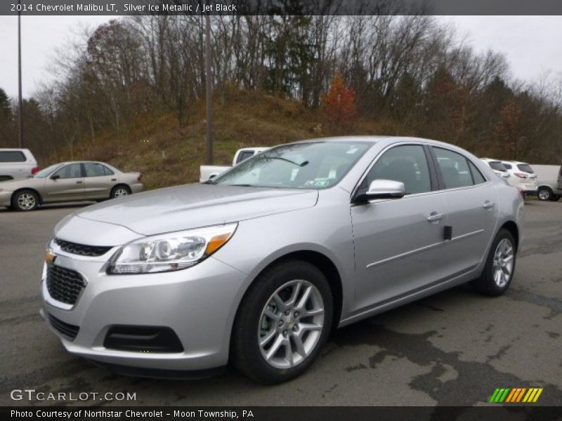 Silver Ice Metallic / Jet Black 2014 Chevrolet Malibu LT