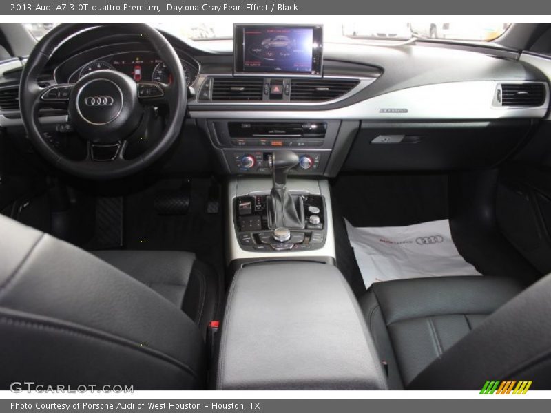 Daytona Gray Pearl Effect / Black 2013 Audi A7 3.0T quattro Premium