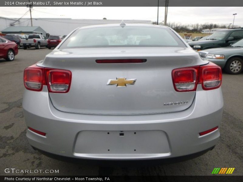 Silver Ice Metallic / Jet Black 2014 Chevrolet Malibu LT