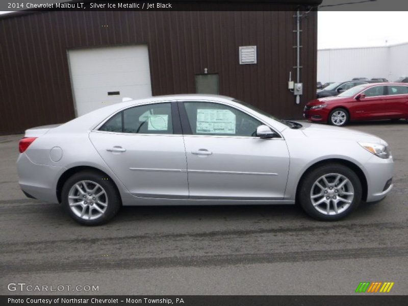 Silver Ice Metallic / Jet Black 2014 Chevrolet Malibu LT