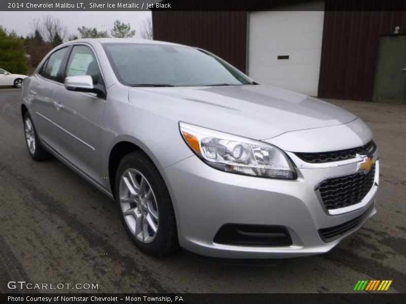 Silver Ice Metallic / Jet Black 2014 Chevrolet Malibu LT
