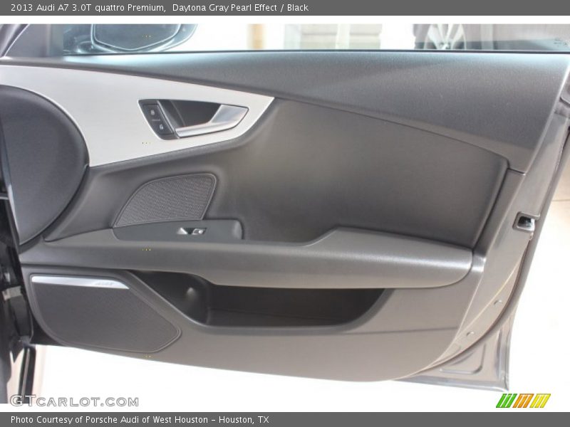 Daytona Gray Pearl Effect / Black 2013 Audi A7 3.0T quattro Premium