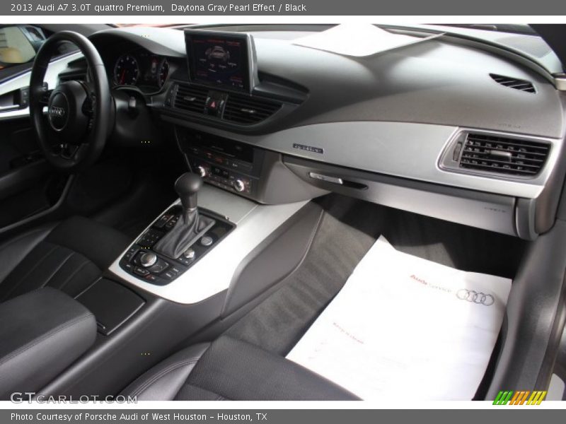 Daytona Gray Pearl Effect / Black 2013 Audi A7 3.0T quattro Premium