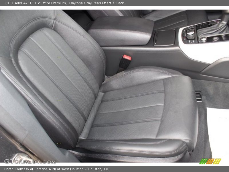 Daytona Gray Pearl Effect / Black 2013 Audi A7 3.0T quattro Premium