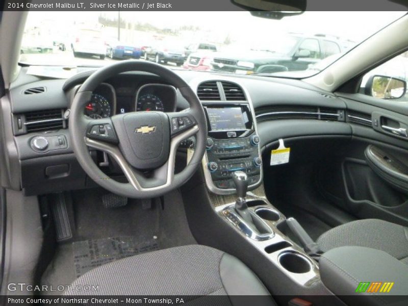 Silver Ice Metallic / Jet Black 2014 Chevrolet Malibu LT