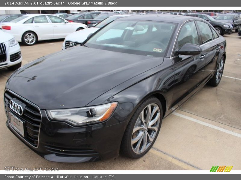 Oolong Gray Metallic / Black 2014 Audi A6 2.0T quattro Sedan