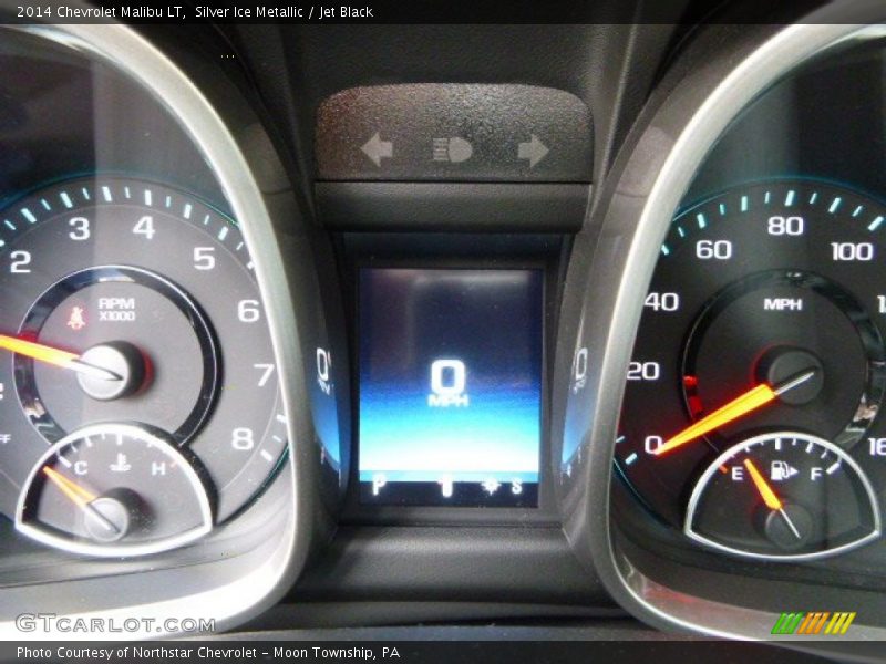 Silver Ice Metallic / Jet Black 2014 Chevrolet Malibu LT