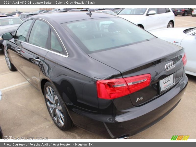 Oolong Gray Metallic / Black 2014 Audi A6 2.0T quattro Sedan