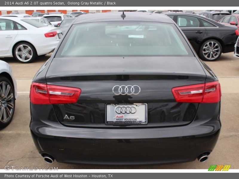 Oolong Gray Metallic / Black 2014 Audi A6 2.0T quattro Sedan