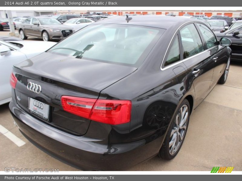 Oolong Gray Metallic / Black 2014 Audi A6 2.0T quattro Sedan
