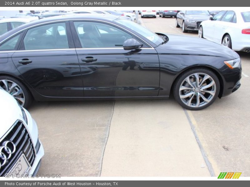 Oolong Gray Metallic / Black 2014 Audi A6 2.0T quattro Sedan