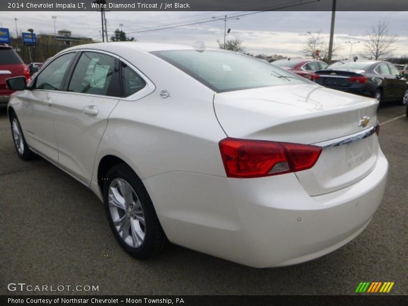 White Diamond Tricoat / Jet Black 2014 Chevrolet Impala LT