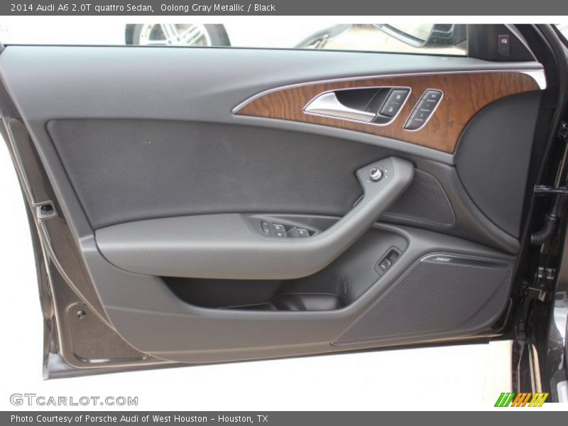 Oolong Gray Metallic / Black 2014 Audi A6 2.0T quattro Sedan