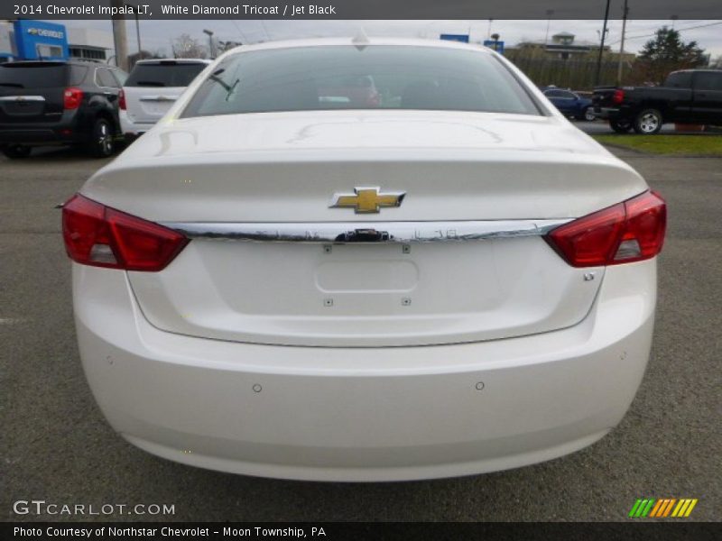 White Diamond Tricoat / Jet Black 2014 Chevrolet Impala LT