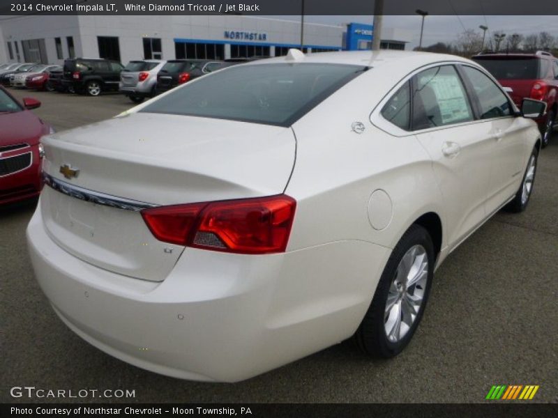 White Diamond Tricoat / Jet Black 2014 Chevrolet Impala LT