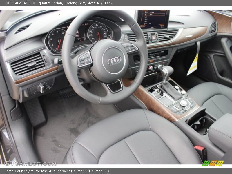 Oolong Gray Metallic / Black 2014 Audi A6 2.0T quattro Sedan