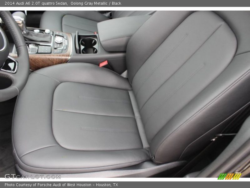 Oolong Gray Metallic / Black 2014 Audi A6 2.0T quattro Sedan