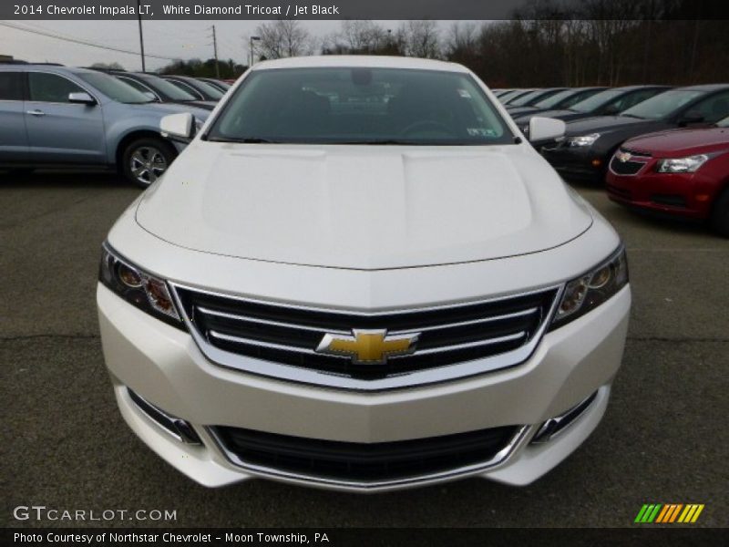 White Diamond Tricoat / Jet Black 2014 Chevrolet Impala LT