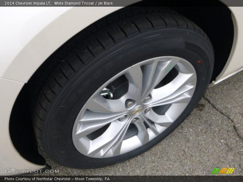 White Diamond Tricoat / Jet Black 2014 Chevrolet Impala LT