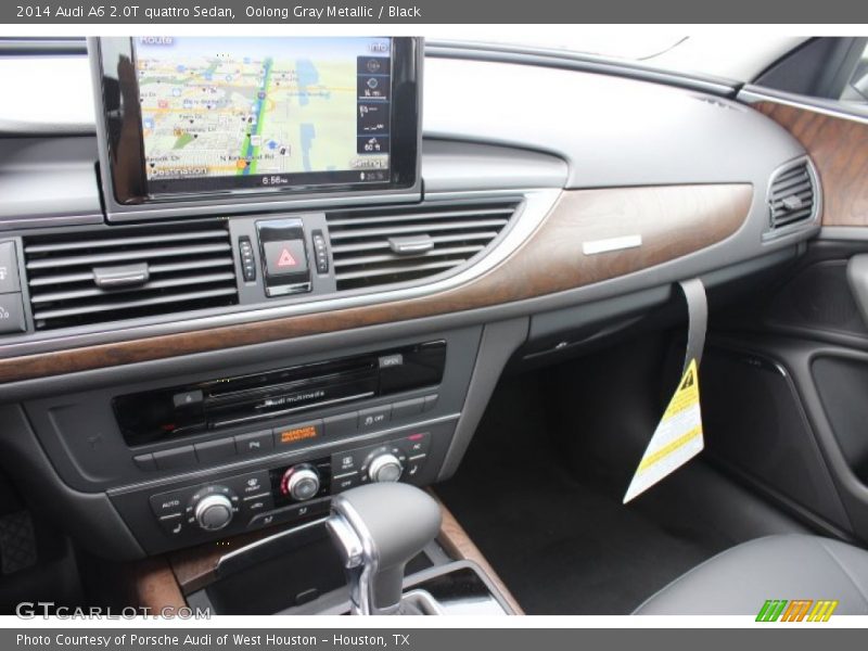 Oolong Gray Metallic / Black 2014 Audi A6 2.0T quattro Sedan