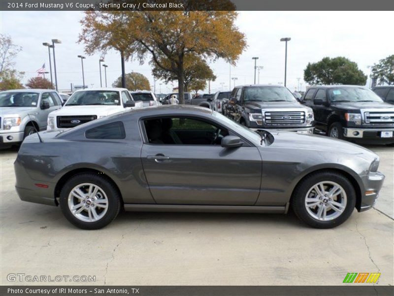 Sterling Gray / Charcoal Black 2014 Ford Mustang V6 Coupe