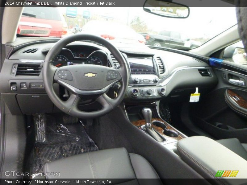 White Diamond Tricoat / Jet Black 2014 Chevrolet Impala LT