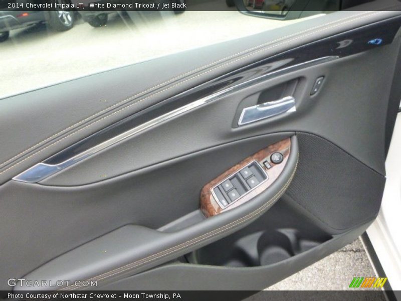 White Diamond Tricoat / Jet Black 2014 Chevrolet Impala LT