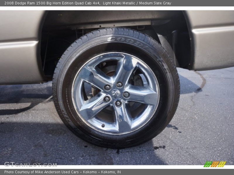 Light Khaki Metallic / Medium Slate Gray 2008 Dodge Ram 1500 Big Horn Edition Quad Cab 4x4