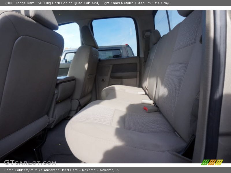 Light Khaki Metallic / Medium Slate Gray 2008 Dodge Ram 1500 Big Horn Edition Quad Cab 4x4