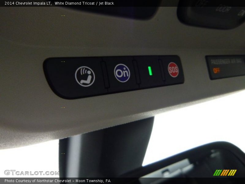 White Diamond Tricoat / Jet Black 2014 Chevrolet Impala LT