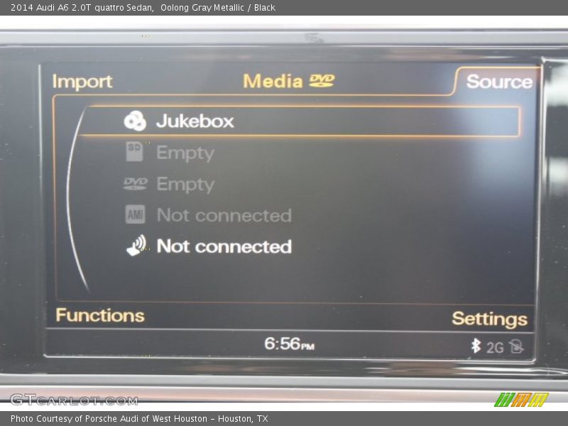 Oolong Gray Metallic / Black 2014 Audi A6 2.0T quattro Sedan