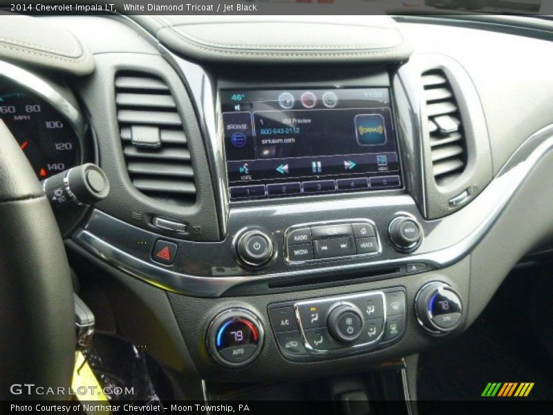 White Diamond Tricoat / Jet Black 2014 Chevrolet Impala LT