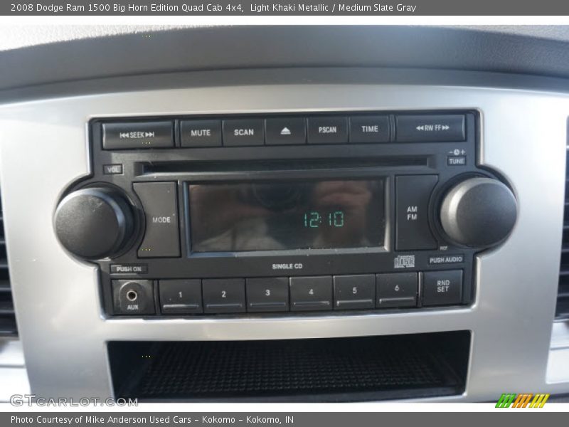 Light Khaki Metallic / Medium Slate Gray 2008 Dodge Ram 1500 Big Horn Edition Quad Cab 4x4