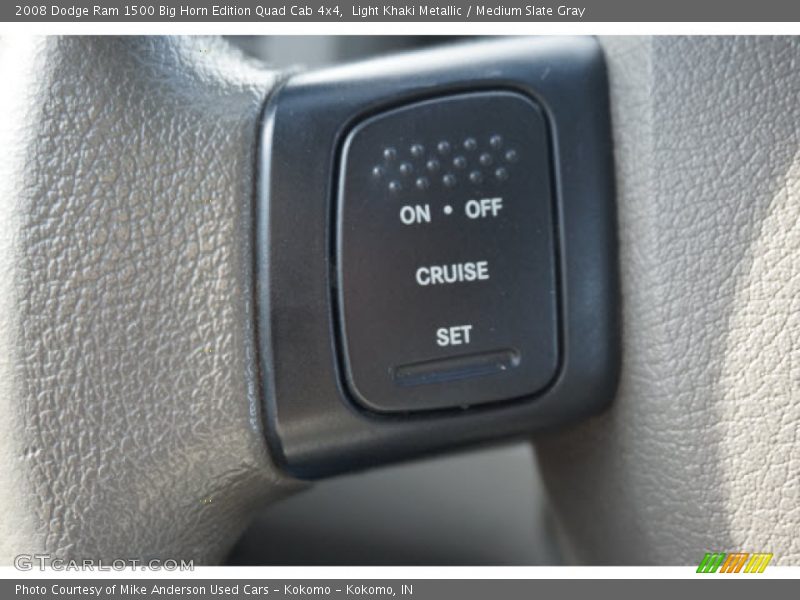 Light Khaki Metallic / Medium Slate Gray 2008 Dodge Ram 1500 Big Horn Edition Quad Cab 4x4