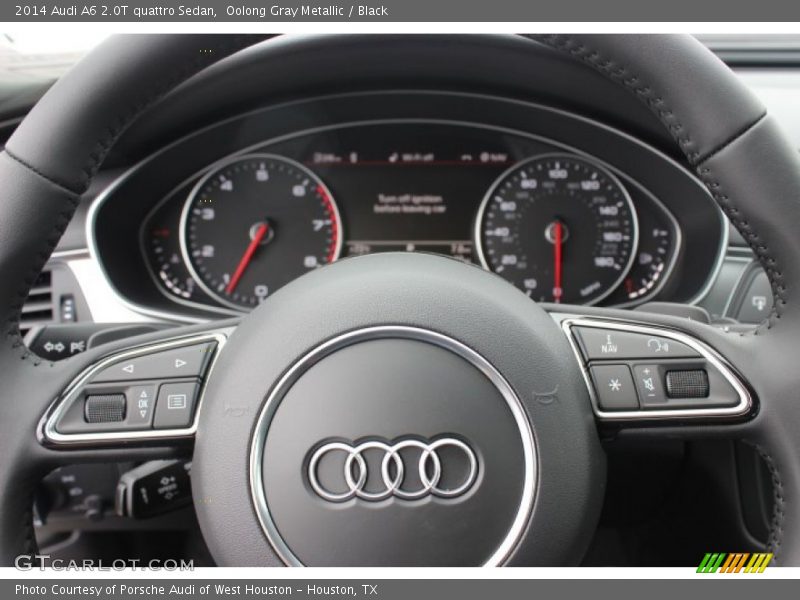 Oolong Gray Metallic / Black 2014 Audi A6 2.0T quattro Sedan