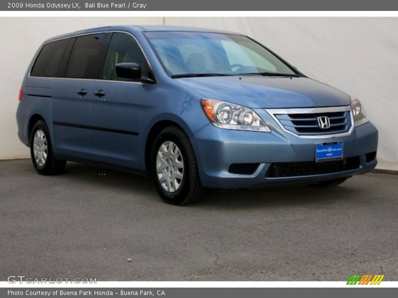 Bali Blue Pearl / Gray 2009 Honda Odyssey LX