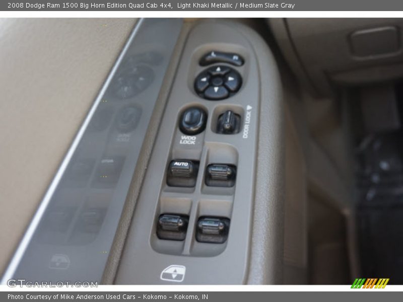 Light Khaki Metallic / Medium Slate Gray 2008 Dodge Ram 1500 Big Horn Edition Quad Cab 4x4