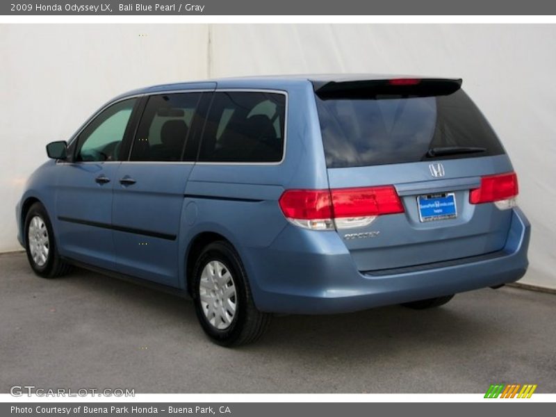 Bali Blue Pearl / Gray 2009 Honda Odyssey LX