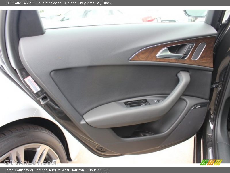Oolong Gray Metallic / Black 2014 Audi A6 2.0T quattro Sedan