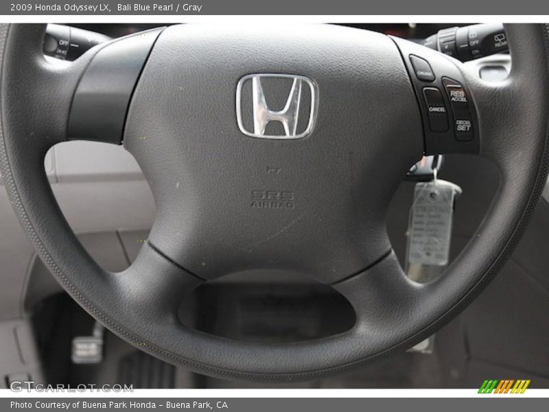 Bali Blue Pearl / Gray 2009 Honda Odyssey LX
