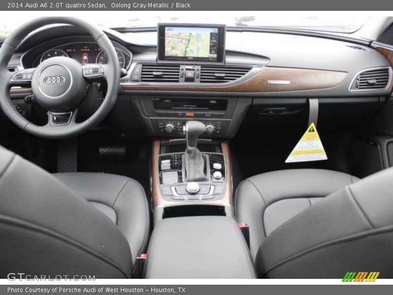 Oolong Gray Metallic / Black 2014 Audi A6 2.0T quattro Sedan