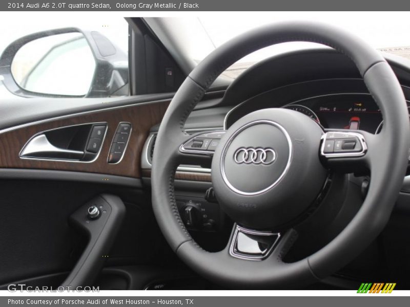 Oolong Gray Metallic / Black 2014 Audi A6 2.0T quattro Sedan