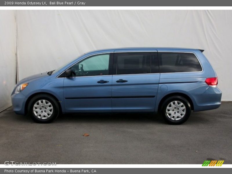 Bali Blue Pearl / Gray 2009 Honda Odyssey LX