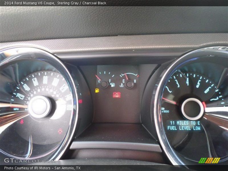 Sterling Gray / Charcoal Black 2014 Ford Mustang V6 Coupe