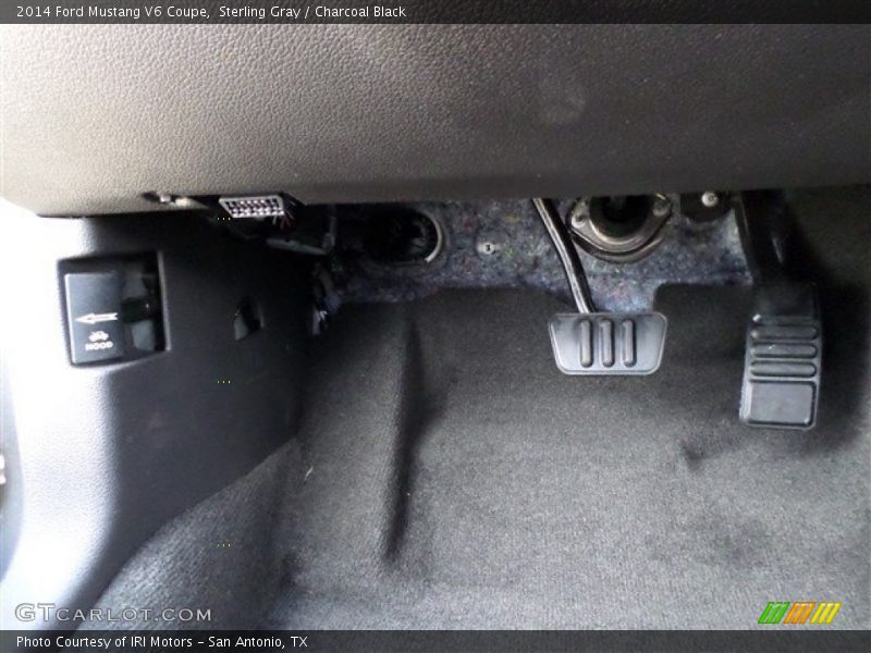 Sterling Gray / Charcoal Black 2014 Ford Mustang V6 Coupe