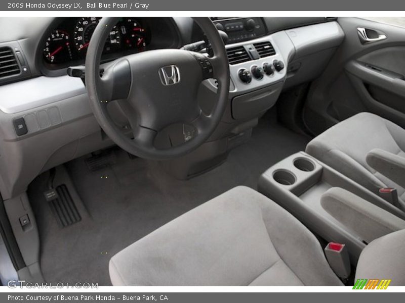 Bali Blue Pearl / Gray 2009 Honda Odyssey LX