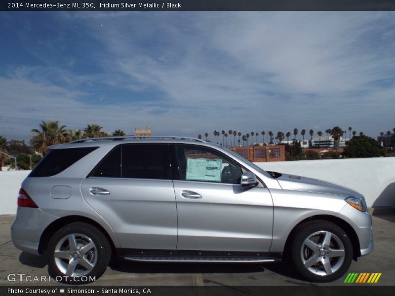 Iridium Silver Metallic / Black 2014 Mercedes-Benz ML 350