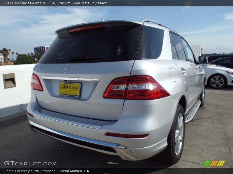 Iridium Silver Metallic / Black 2014 Mercedes-Benz ML 350