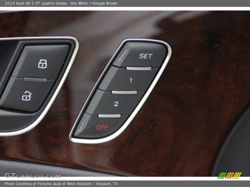 Ibis White / Nougat Brown 2014 Audi A6 3.0T quattro Sedan